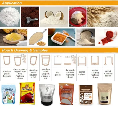 Sacchetto per auto flacone di bustina di acqua liquida Blister per alimenti sottovuoto Sigillante termico imballaggio sigillante riempimento polvere imballaggio Prezzo macchina