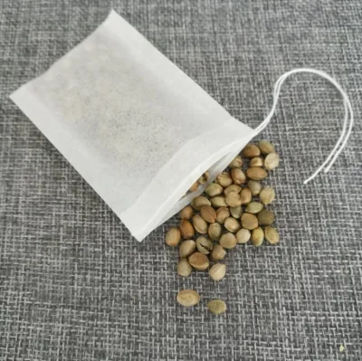 Sacchetto di carta da 6*8cm vuoto con filtro biodegradabile con stracci singoli Con stringhe