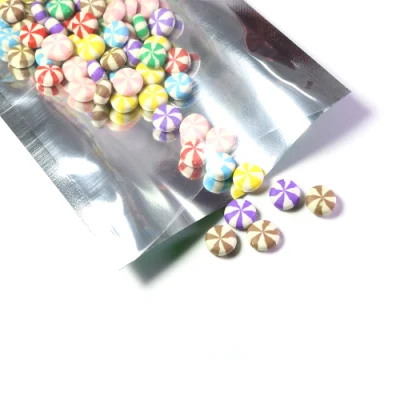 Sacchetti piccoli sigillati su tre lati, sacchetti personalizzati per confezioni per alimenti per confezioni vuote di tè e caffè