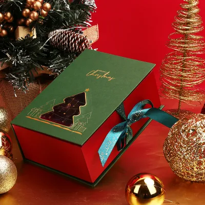 Cina Commercio all&prime;ingrosso modeste stile conciso Stampa personalizzata di alta qualità di Logo Cartone scatola per regalo di Natale tè Dessert Festival presente Conservazione