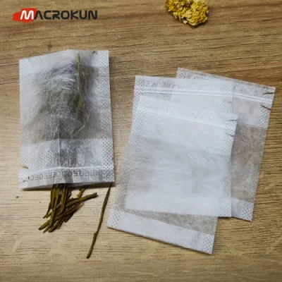 Sacchetti per tè vuoti nascosti con stringa di traino -sacchetti biodegradabili per tè in fibra di mais