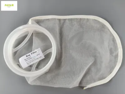 Sacchetto filtrante in rete di liquido in poliestere PP Nylon 50 100 micron