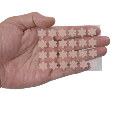 Macchie di patch Zit con fiocco di tipo fiore di design OEM Olio di copertura per tea Tree e Centella 24pz/confezione