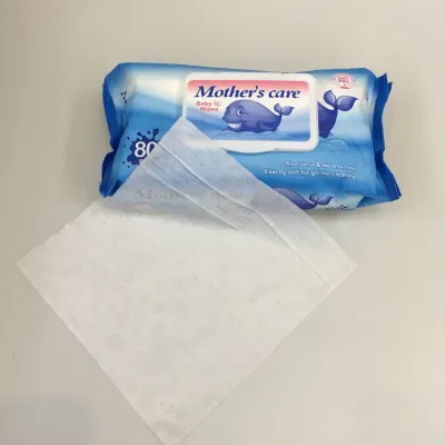 Salviette umide monouso per bambini, confezione da 80 pezzi, vendita a caldo, Sud America bagnato