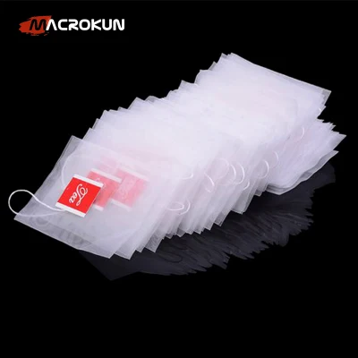 Sacchetti vuoti personalizzati stampati per tè in nylon sacchetto vuoto con filtro per tè In vendita