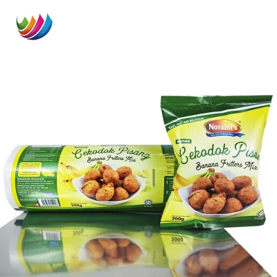 Produttore Custom Logo plastica alluminio pellicola rotolo pellicola snack Packaging
