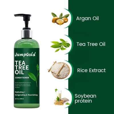 All&prime;ingrosso capelli naturali crescere Shampoo perdita di capelli zenzero organico menta Shampoo olio di Tea Tree