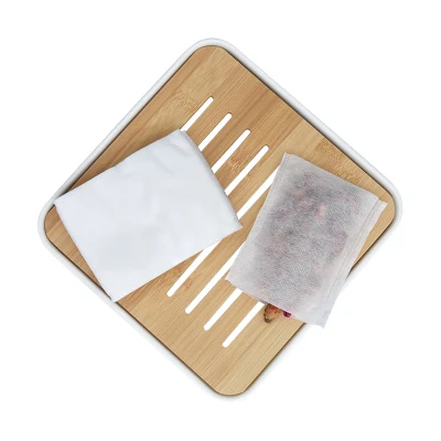  70X90mm tessuto non tessuto termosaldante sacchetto vuoto per tè per la preparazione Tè al latte