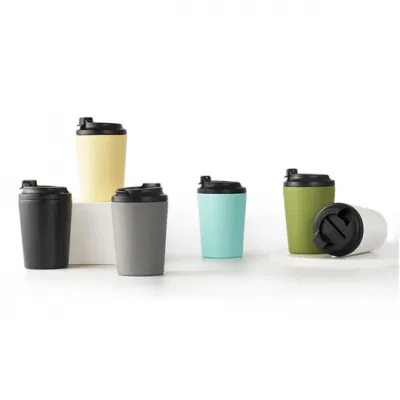 Coperchio resistente alle fuoriuscite Thermos in acciaio inox isolato sottovuoto tè freddo Tazza di caffè riutilizzabile Go Cup da 12 ml