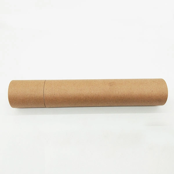 Brown Kraft Paper Push up Tube Box Packaging