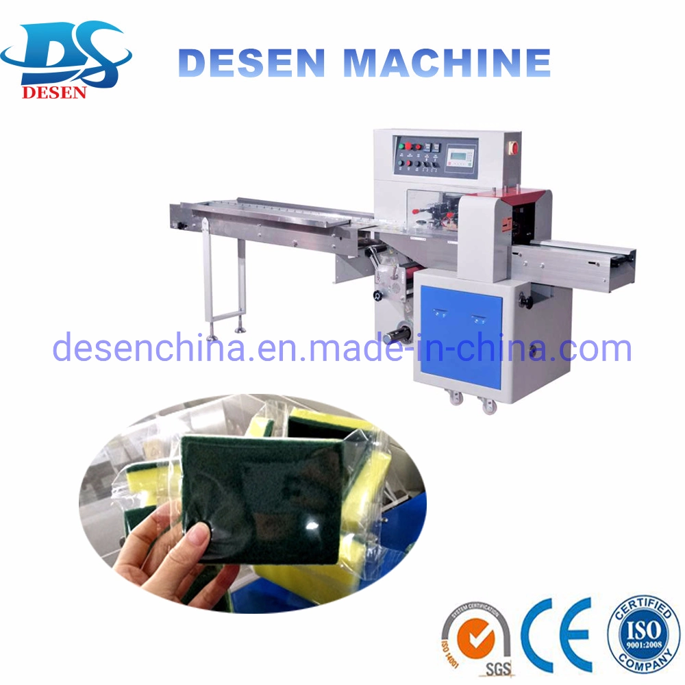 Three Servo Motors Flow Packing Machine to Pack Bearing Hardware