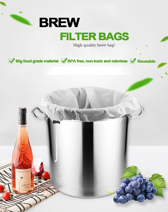 Red Wine Brewing Bag Liquor Liquid Filter Mesh Bag