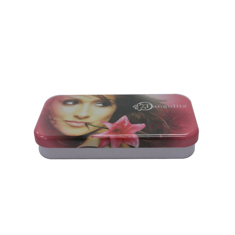 Wholesale Empty Custom Rectangular Mobile Phone Case Packaging Tin Case Tin Box