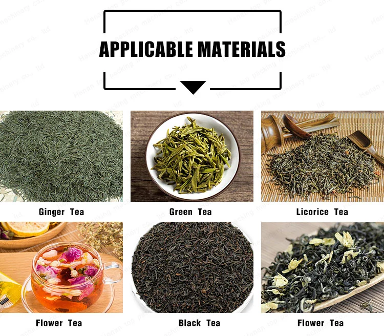 Jasmine Tea Black Tea Leaves Podwer Innner Package for High Output Packing