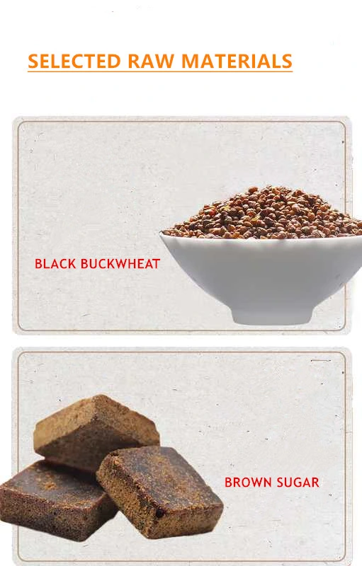 100% Herbal Buckwheat Brown Sugar Ginger Instant Womb Tea Period Pain Relief