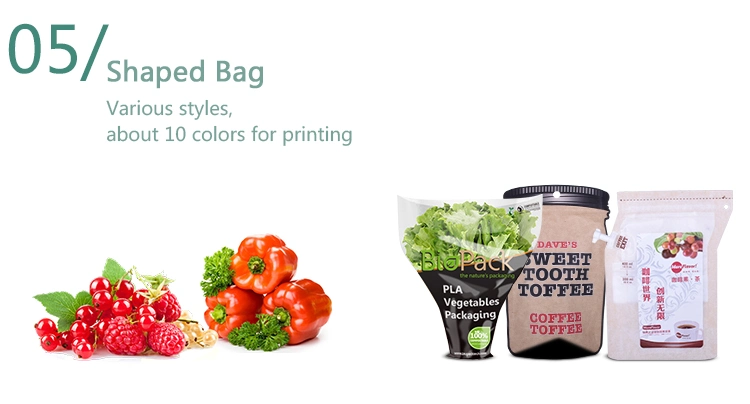 Biodegradable Corn Fiber Coffee Bean Tea Food Packaging Bag