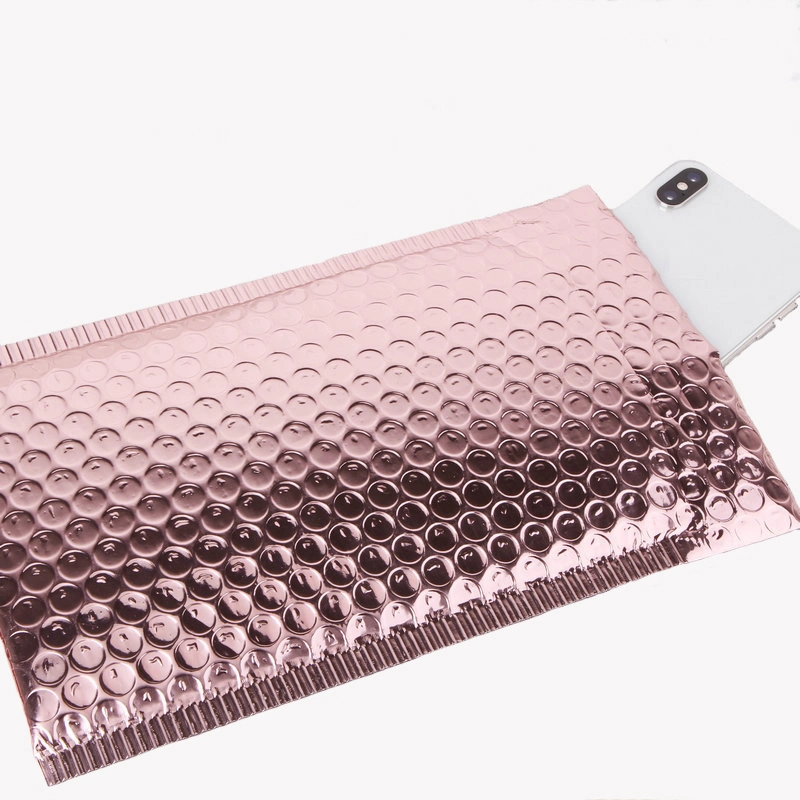 Customized Color and Size Bubble Mailer Rose Gold Padded Envelopes Bag