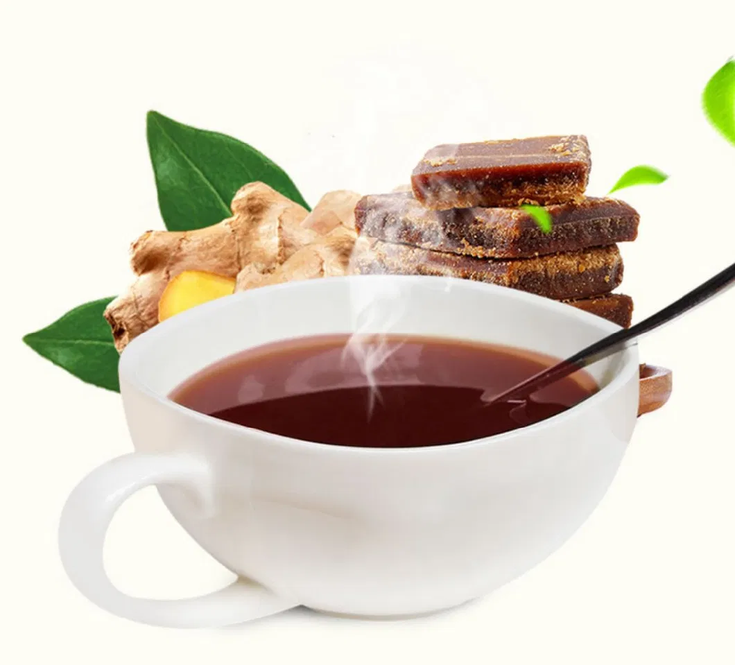 Customized Natural Chinese Herbal Black Brown Sugar Ginger Womb Fertility Tea for Relieve Period Pain