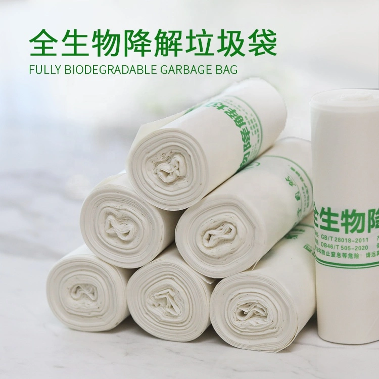Custom Plastic Disposable Trash Bag on Roll Bio Degradable Garbage Bag
