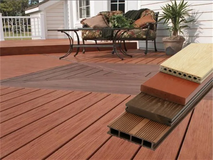 New 3D Wood Grain Deck Low Price Wood Plastic Board