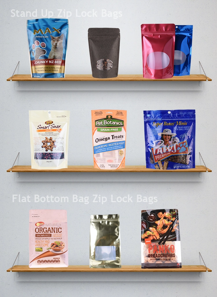 Custom Digital Print Pplastic Food Package Stand up Pouch Bags