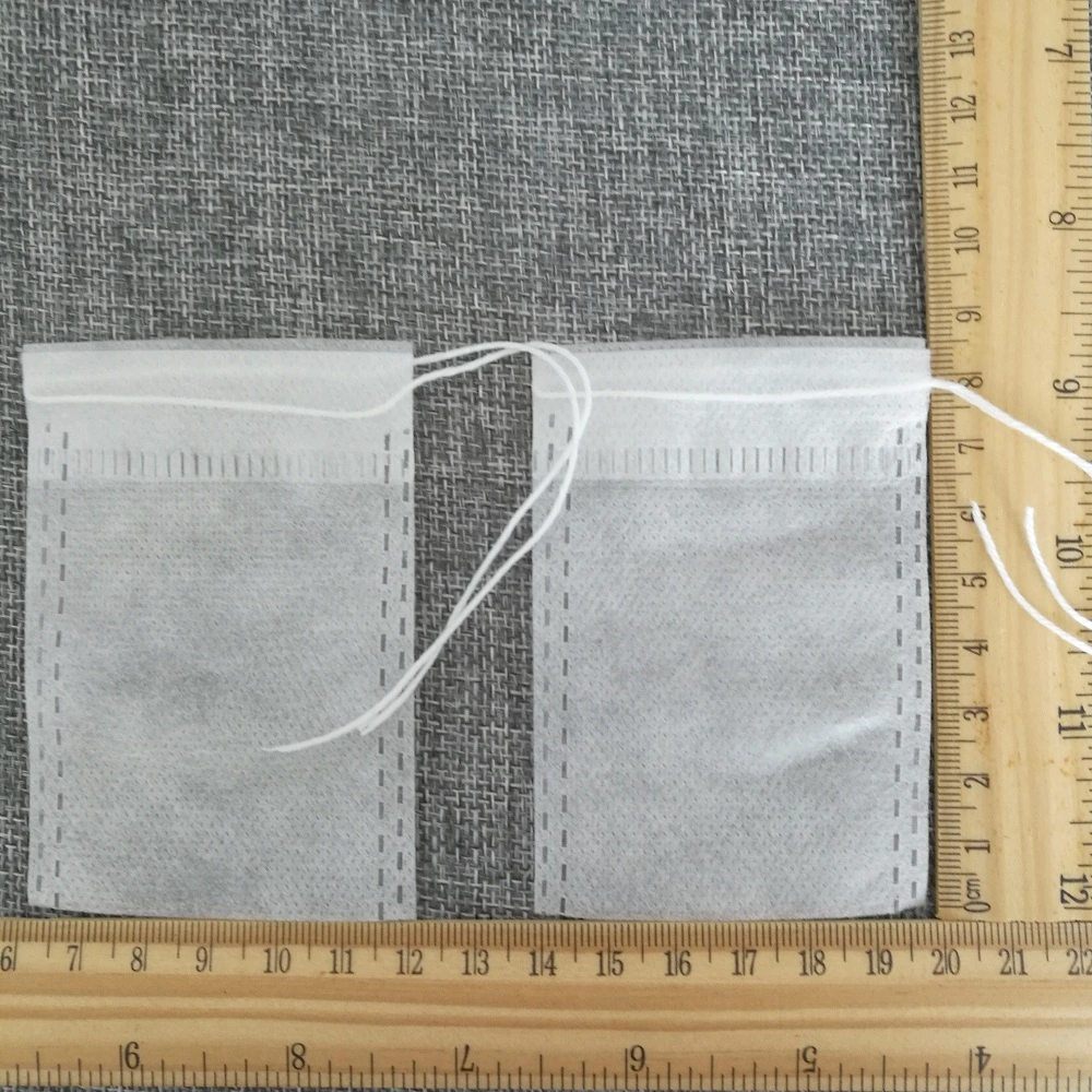 5*7cm Drawstring Non-Woven Fabric Empty Bag for Green Tea Biodegradable Tea Bag