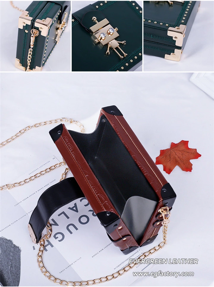 Sh2388 Round Black Waterproof PU Leather Pouch Cute Tea Set Case Bags Custom Logo Mini Small Brushes Travel cosmetic Luxury Makeup Bag