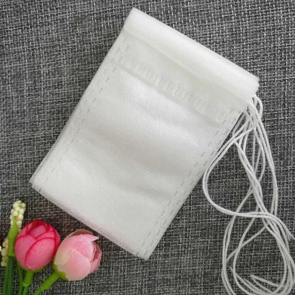 5*7cm Drawstring Non-Woven Empty Bag for Loose Tea