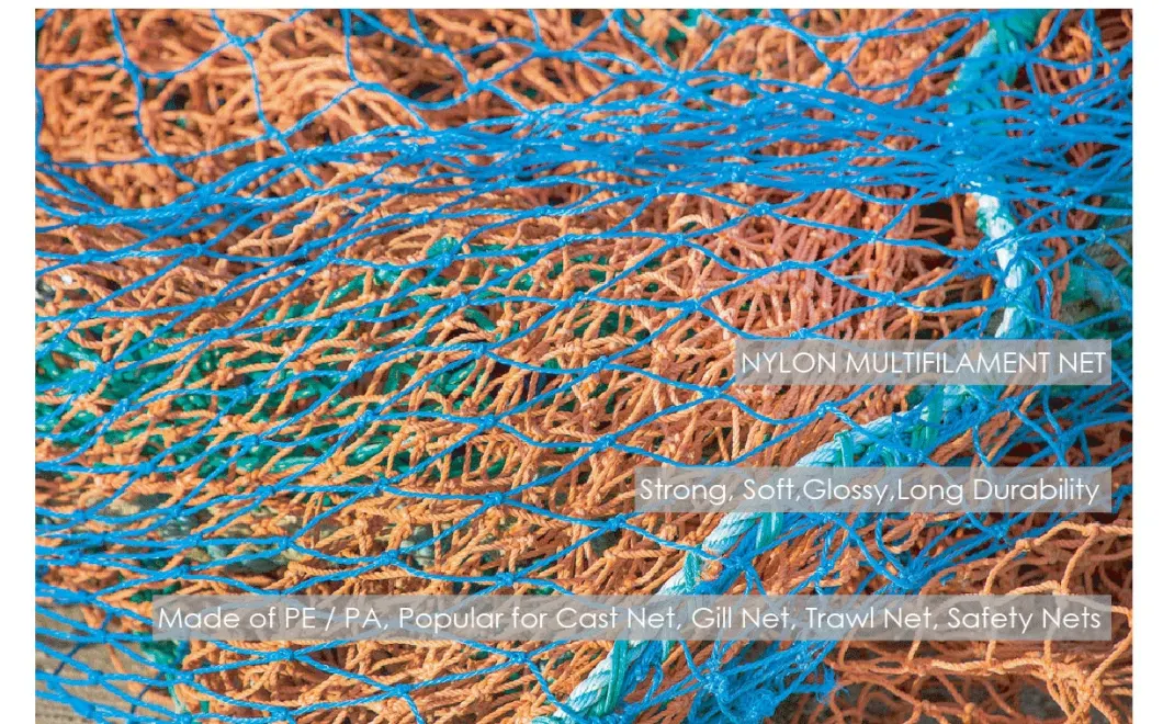 High Strength, Glossy and Soft Monofilament Net for Fishing Nylon Chip