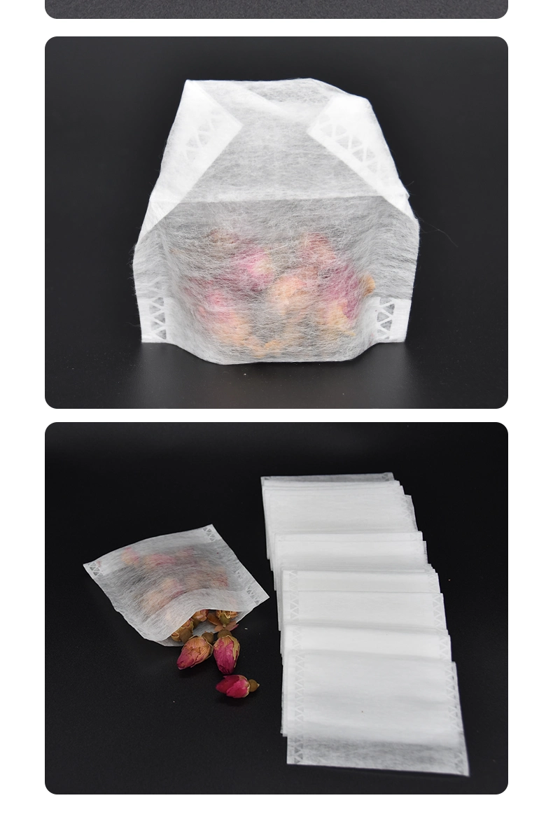 65 X 70mm Fold Close Biodegraded Tea Strainer Bag Opposite Fold