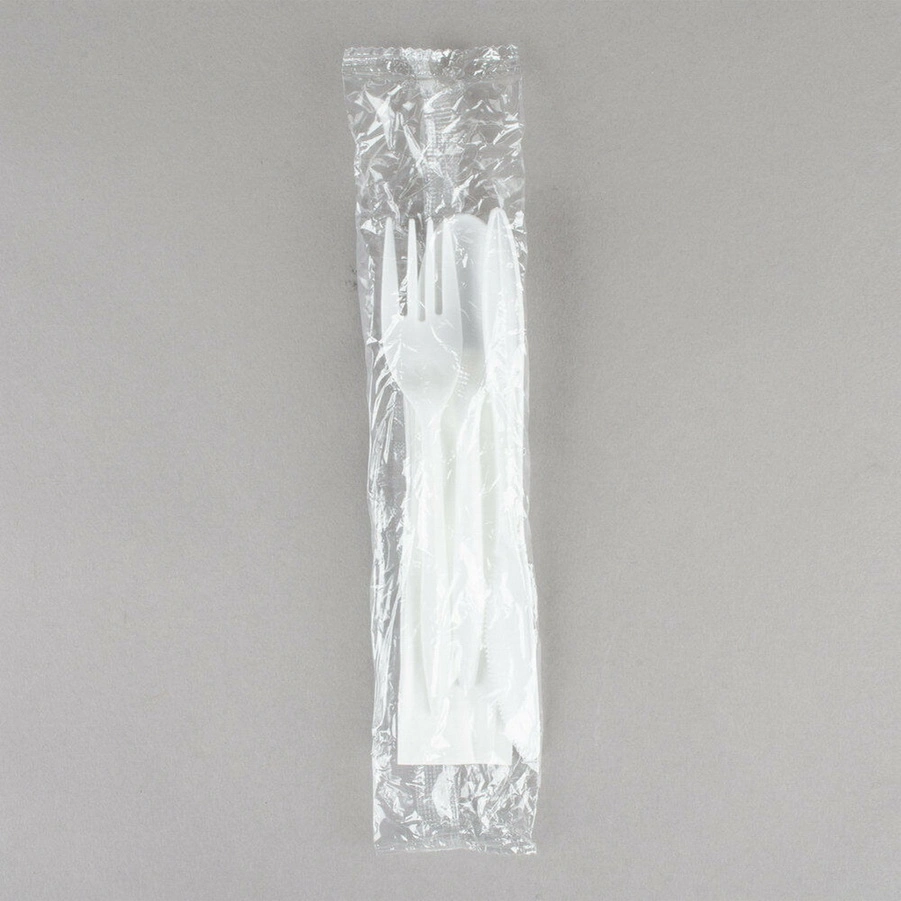 Individually Wrapped Pre Packaged Plastic Utensils