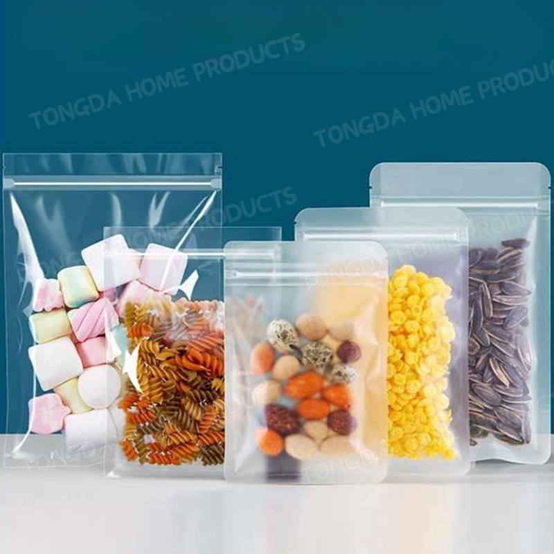 Aluminum Foil Stand up Food Cereals Nuts Plastic Packaging Bag Sealed Moisture-Proof Bag Lamination Food Packaging Mylar Ziplock Bag