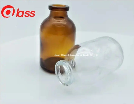 China Manufacturer 60ml 75ml 100ml Empty Amber Glass Pharmaceutical Glass Bottles Medicine Bottle Custom