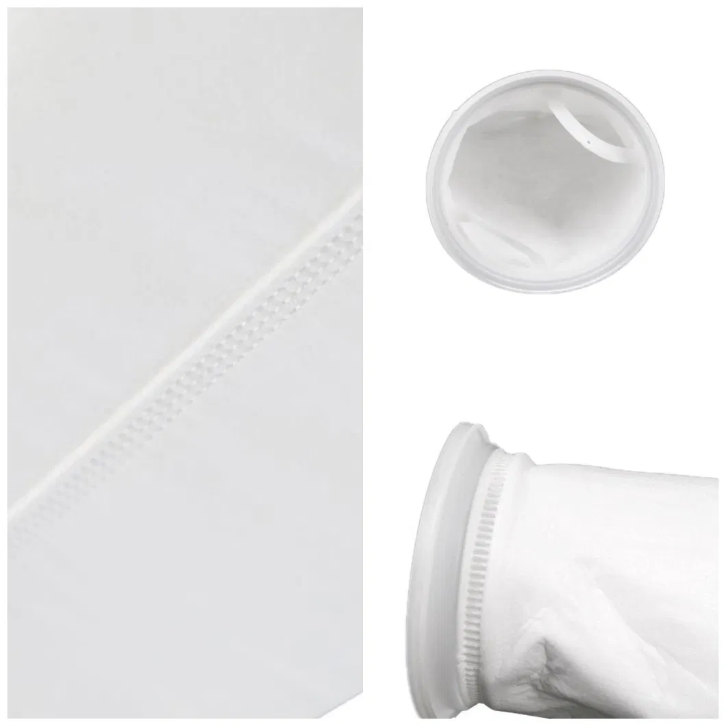 Food Grade 25 50 100 Micron Hot Melt Custom Size PP Mesh Circular Liquid Filter Bag for Medical Industry