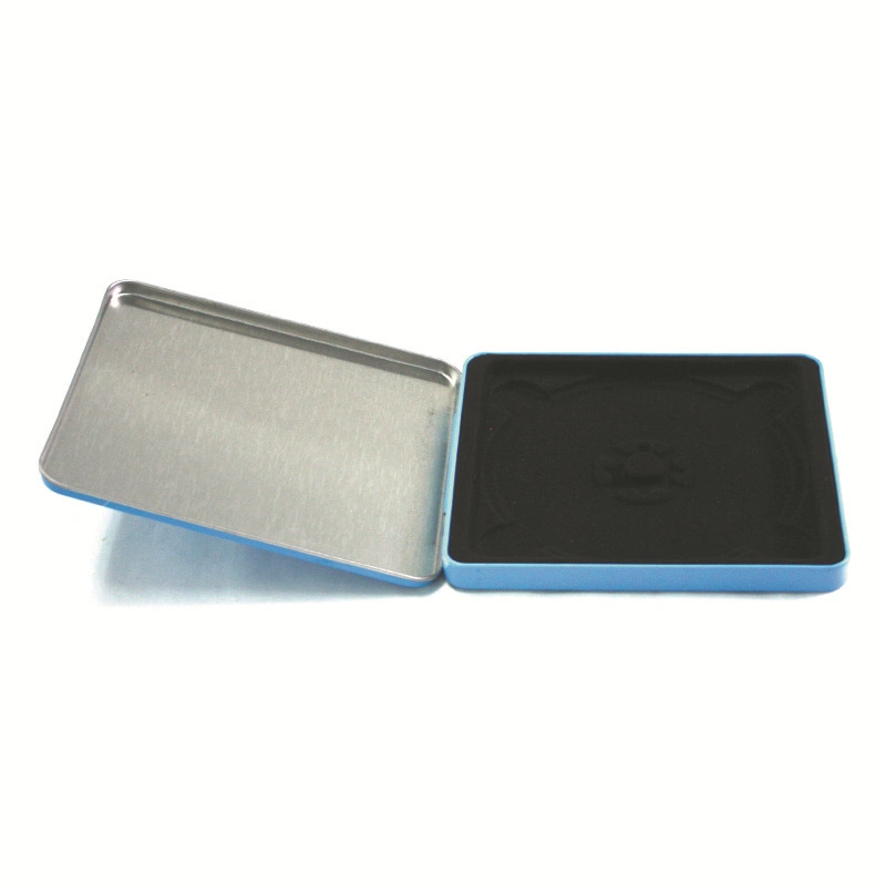 Manufacturer Custom Empty Thin CD Packaging Tin Case DVD Tin Box