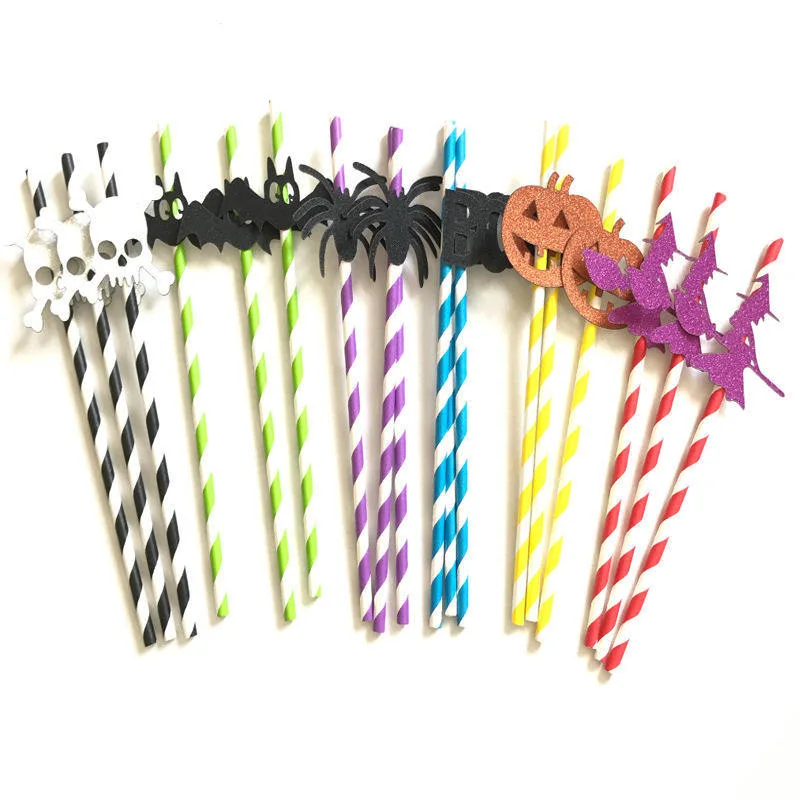 Eco Friendly Disposable Biodegradable Bubble Tea Straw Individually Wrapped Paper Drinking Straws