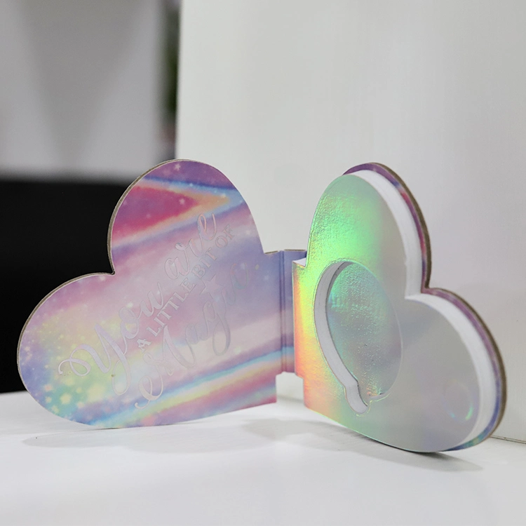 Manufacturer Design Heart Shape Single Pan Empty Magnetic Eyeshadow Palette Packaging