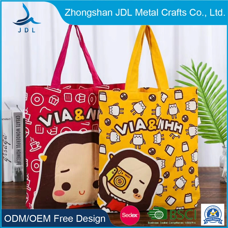Printed Fabric 100% Cotton Tote Large Capacity Shopping Degradable Non-Woven Plant Nursery Bags Plant Seeding Bags