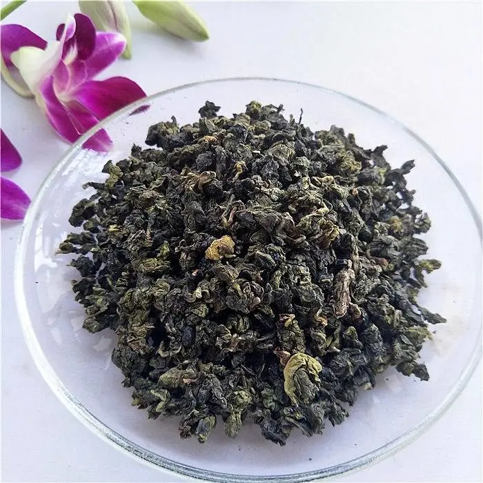 Taiwan Organic High Mountain Oolong Green Slim Tea Fresh Loose Leaf Tea