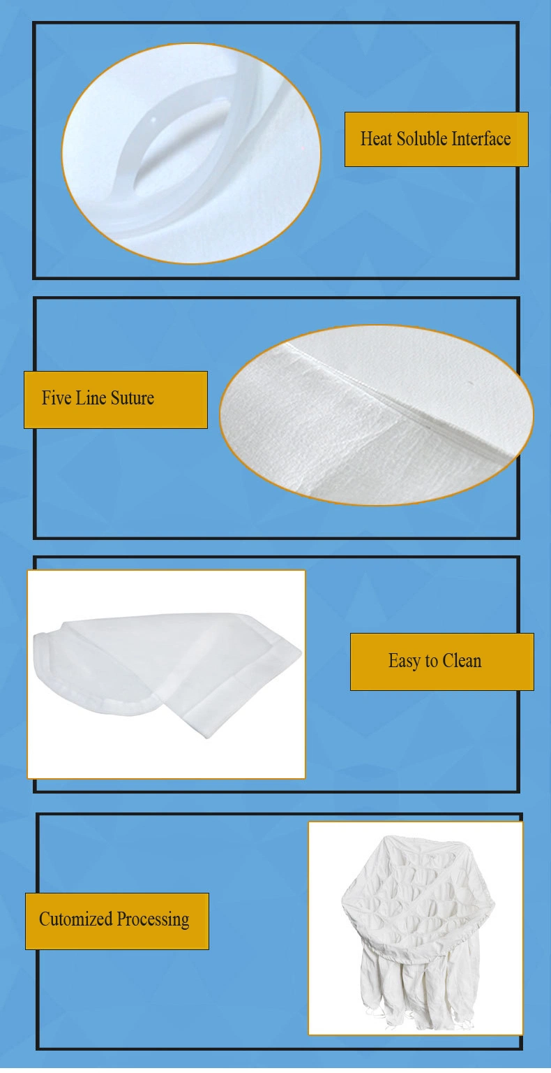 Polypropylene /Polyester / Nylon PP/PE/Nmo Industrial Liquid Filter Bag Making Factory