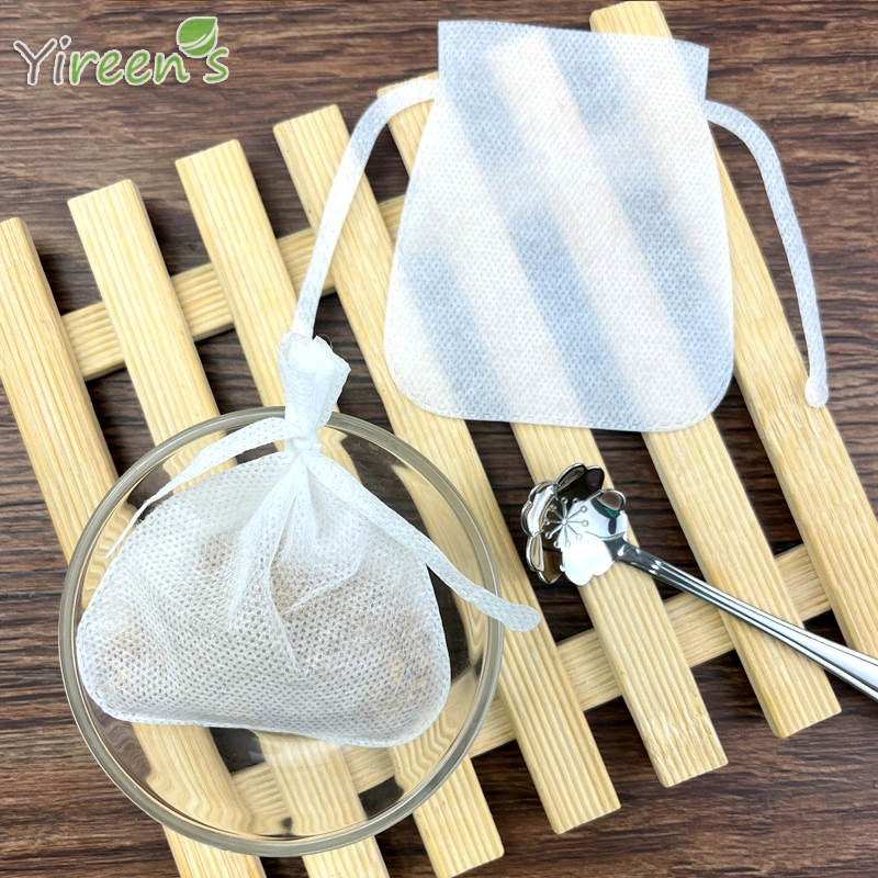 Disposable Non-Woven Fabric Filter Tea Bag Brine Cooking Infusers Coffee Powder Pouches Decoration and Blessing