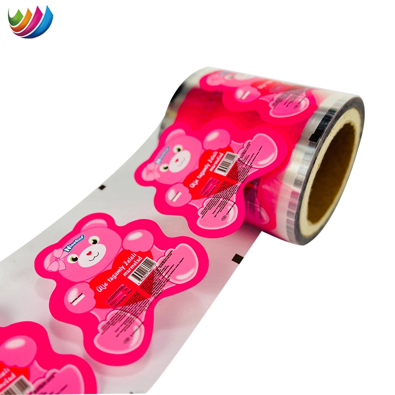 Customized Transparent Food Grade Bubble Tea Milk Juice Beverage Packaging Cup Lip Sealing Roll Film