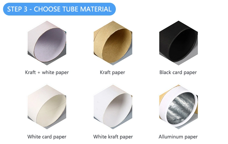 Kraft Paper Tube Packaging Eco Friendly Biodegradable for Tea Food Packaging