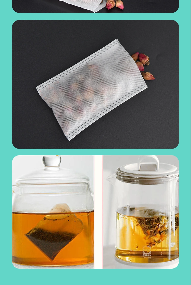 160X210mm Non-Woven Fabric Heat Sealing Empty Tea Bag