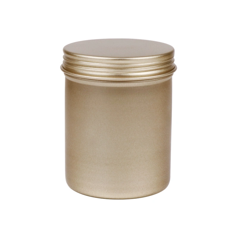 Manufacturers Custom Aluminum Canister Tea Packaging Empty Metal Canister Food Package