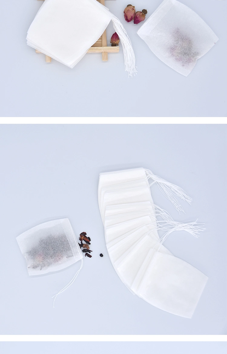 Creative Mug Shape Filter Paper Tea Bags, with Thread Strings, Disposable Empty Packing Pouches