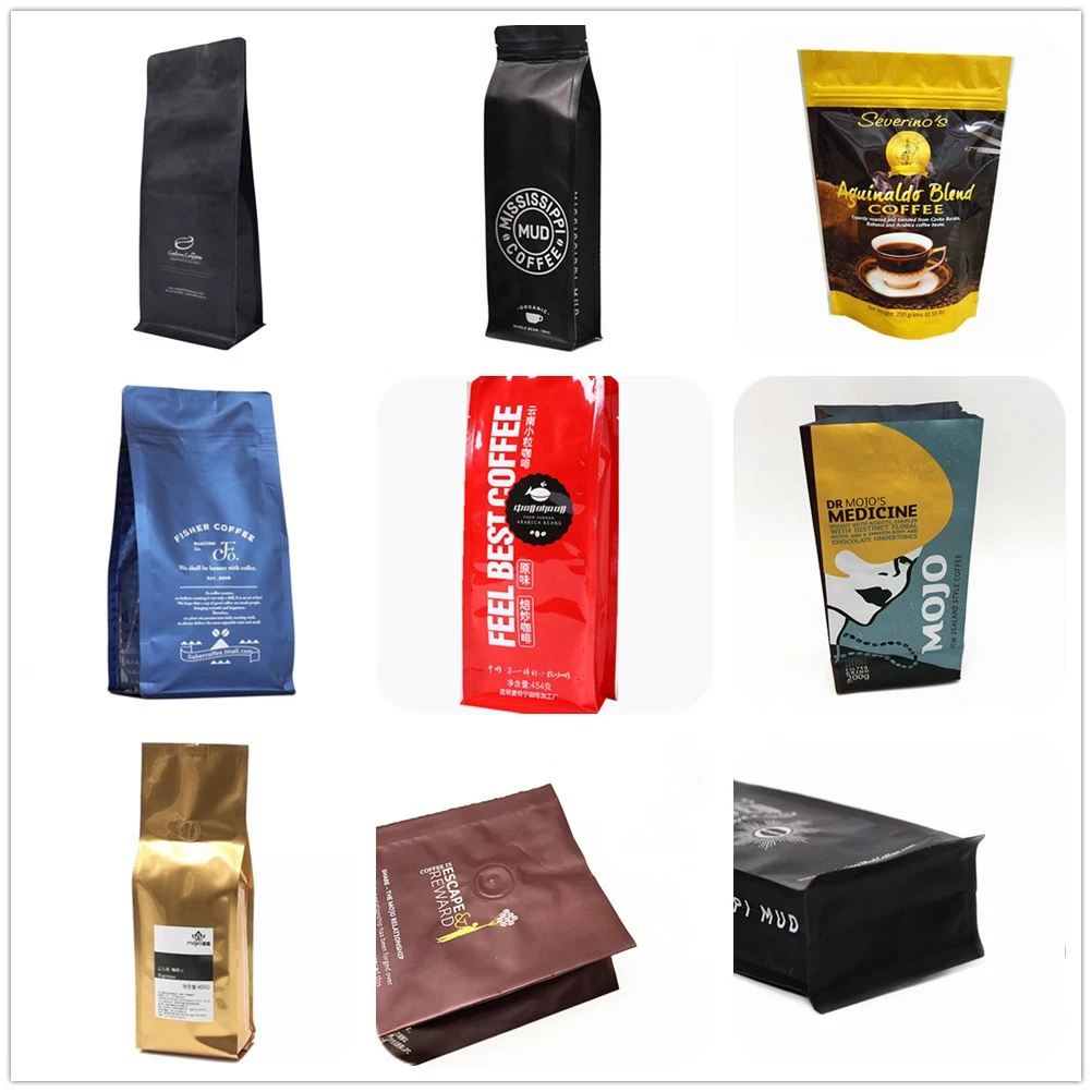 Aluminum Foil Plastic Ziplock Vacuum Rice Coffee Bean Empty Tea Cookies Chips Food Storage Safe Packaging Pouch Packing Bag