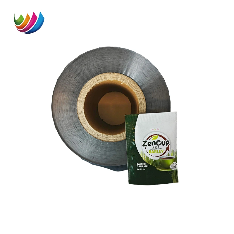 OEM Customized Printing Aluminum Foil Coffee Power Roll Film Food Bag