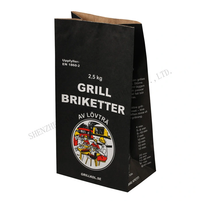 Food Packaging Biodegradabale Coffee Tea Kraft Paper Doypack Compostable Bag