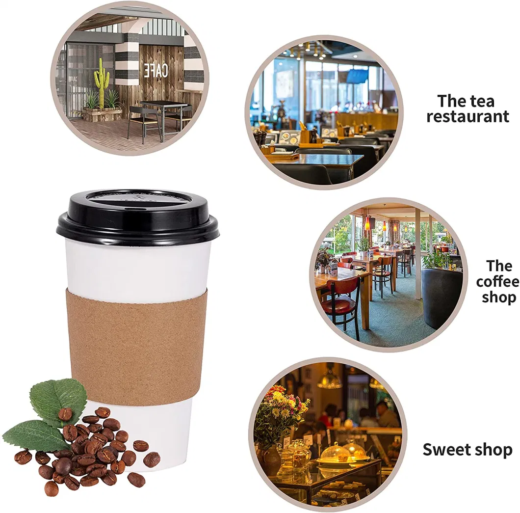 Customized Printed Double Wall Paper Cup Coffee Paper Cup Packaging with PLA Coated
